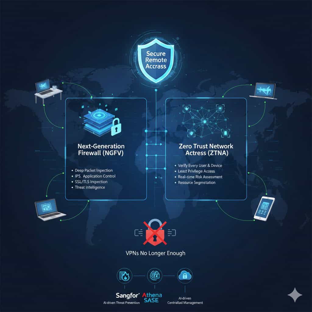 Secure Remote Access with NGFW and Zero Trust
